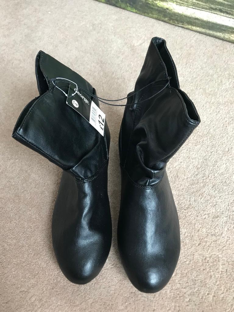 asda ladies black shoes